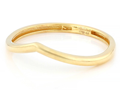 Stefano Oro® 14k Yellow Gold 1.75mm Chevron Band Ring - Size 7