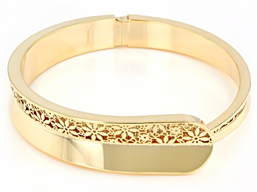 Stefano Oro® 14k Yellow Gold Volta Aurea Ricami Bangle Bracelet - Size 7