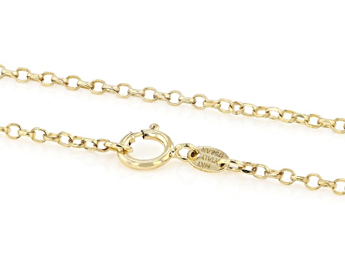 Stefano Oro® 14k Yellow Gold 2mm Diamond Cut Rolo 20