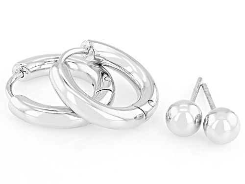 Sophisticated Steel® Stainless Steel Earrings Set of 2