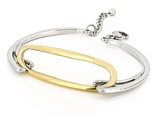 Sophisticated Steel® Two Tone Stainless Steel Bracelet - Size 7.25