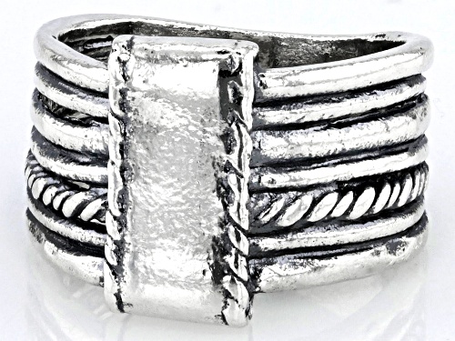 Artisan Collection of Israel™ Sterling Silver Multi-Row Band Ring - Size 6