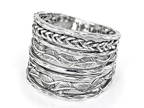 Artisan Collection of Israel™ Sterling Silver Leaf Band Ring - Size 6