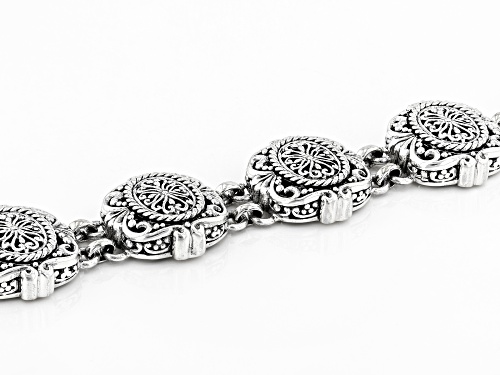 Artisan Gem Collection Of Bali™ Sterling Silver Filigree Bracelet - Size 7.5