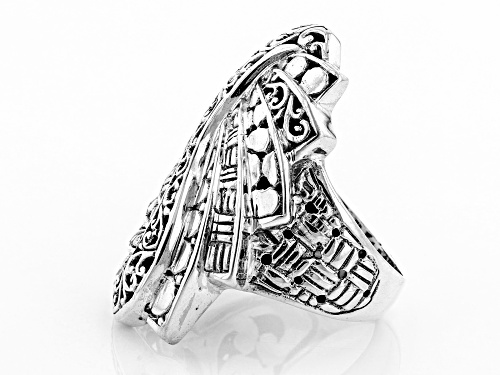 Artisan Collection Of Bali™ Sterling Silver Trilogy Step Ring - Size 6