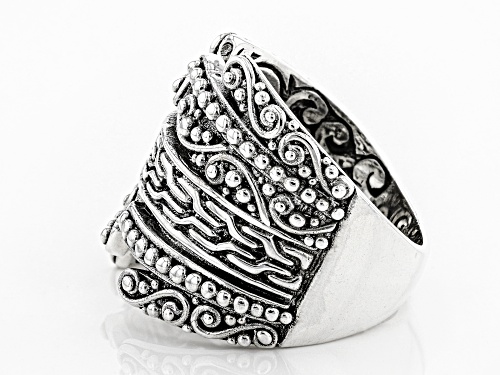 Artisan Collection Of Bali ™ Sterling Silver Asymmetrical Ring - Size 6