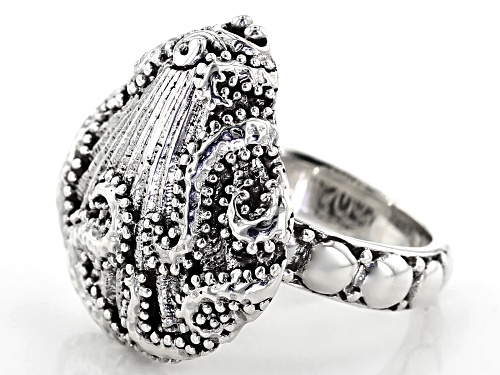 Artisan Collection Of Bali™ Sterling Silver Filigree Seashell Ring - Size 7