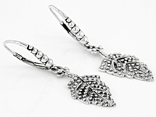 Artisan Collection Of Bali™ Sterling Silver Leaf Dangle Earrings