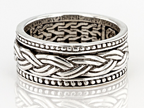 Artisan Collection Of Bali™ Sterling Silver Spinner Band Ring - Size 7