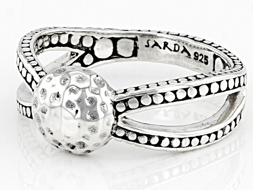 Artisan Collection of Bali™ Sterling Silver Hammered Band Ring - Size 7