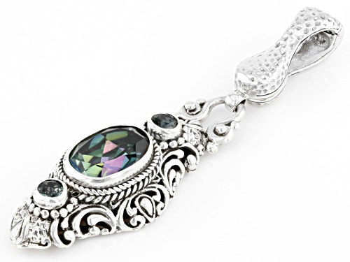 Artisan Collection of Bali™ Afterthought™ Quartz & Topaz Silver Pendant