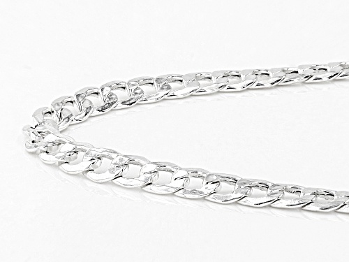 Sterling Silver 5mm Curb Chain Necklace 20 Inch