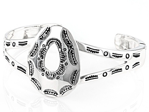 Southwest Style By JTV™ Textured Sterling Silver Cuff Bracelet - Size 7.5