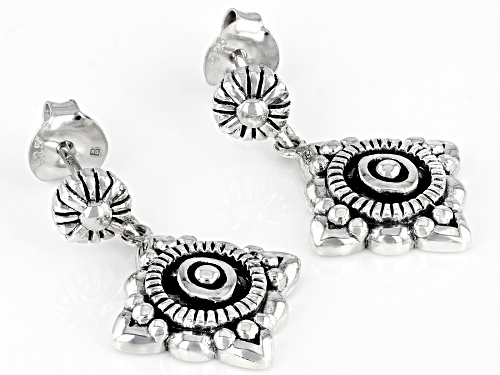 Southwest Style By JTV™ Rhodium Over Silver Dangle Earrings