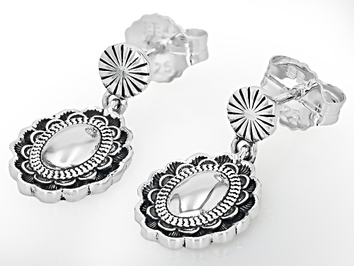 Southwest Style by JTV™ Oxidized Sterling Silver Dangle Earrings