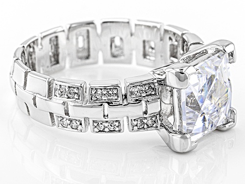 Tycoon For Bella Luce ® 4.50ctw White Diamond Simulant Platineve® Ring(3.13ctw Dew) - Size 11
