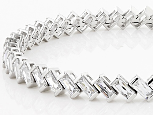 Tycoon For Bella Luce ® 15.04ctw White Diamond Simulant Platineve® Bracelet(12.76ctw Dew) - Size 7.25