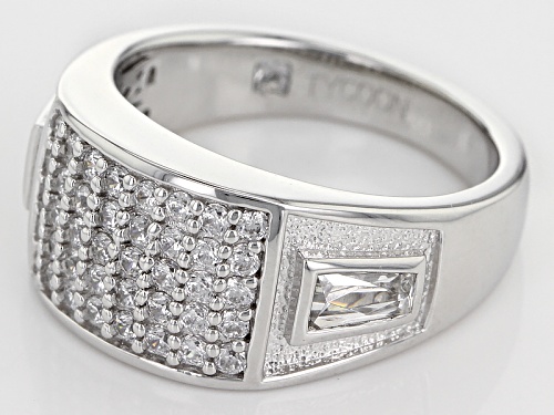Tycoon For Bella Luce ® 2.00ctw Diamond Simulant Platineve® Ring (1.10ctw Dew) - Size 7