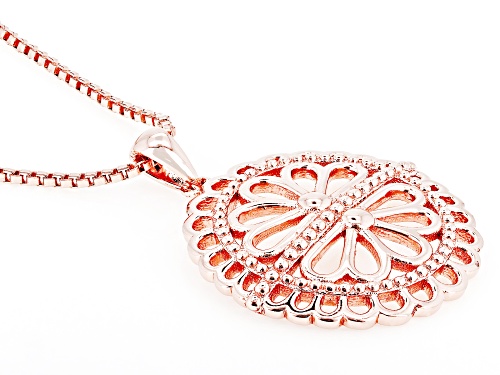 Timna Jewelry Collection(TM) Copper Flower Pendant With Chain