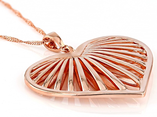 Timna Jewelry Collection™ Copper Heart Pendant With Chain