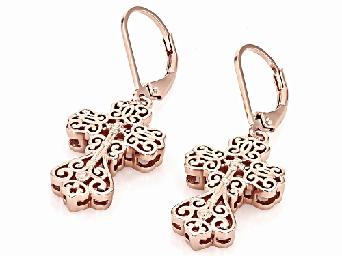 Timna Jewelry Collection™ Copper Cross Dangle Earrings