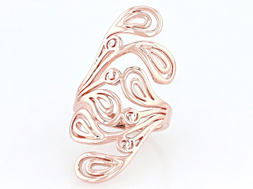 Timna Jewelry Collection™ Elongated Copper Ring - Size 7