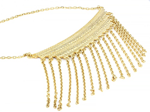 Artisan Collection of Turkey™ 18K Yellow Gold Over Sterling Silver Statement Necklace - Size 18
