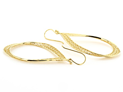 Artisan Collection of Turkey™ 18K Yellow Gold Over Sterling Silver Filigree Earrings