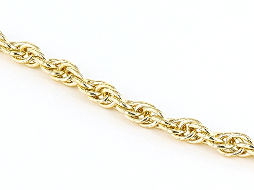 Artisan Collection of Turkey™ 18k Yellow Gold Over Sterling Silver Rope Bracelet - Size 7.5