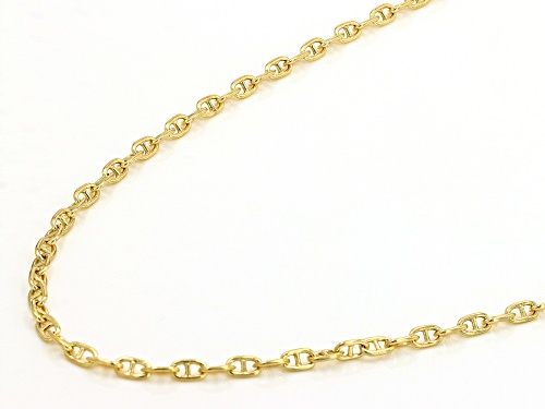 Artisan Collection of Turkey™ 18k Yellow Gold Over Sterling Silver Mariner Chain Necklace - Size 18