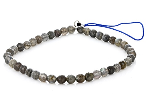 Labradorite Beaded Stainless Steel Phone Wrist Strap
