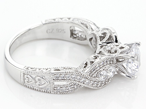 Vanna K ™ For Bella Luce ® 2.36ctw Diamond Simulant Platineve® Ring (1.46ctw Dew) - Size 12