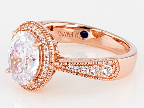 Vanna K ™ For Bella Luce ® 4.43ctw White Diamond Simulant Eterno ™ Rose Ring (2.88ctw Dew) - Size 10