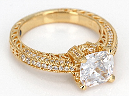 Vanna K ™ For Bella Luce ® 4.61ctw Diamond Simulant Eterno ™ Yellow Ring (2.63ctw Dew) - Size 10
