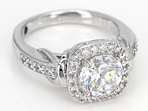Vanna K ™ For Bella Luce ® 3.82CTW Diamond Simulant Platineve® Ring - Size 9