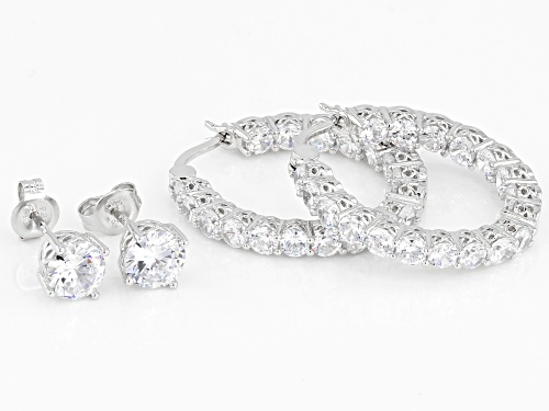 Vanna K ™ For Bella Luce ® 9.99ctw Platineve(R) Earrings Set of 2 (5.64ctw DEW)