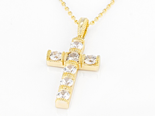 Vanna K ™ For Bella Luce ® 1.22ctw Eterno ™ Yellow Cross Pendant With Chain (0.77ctw DEW)