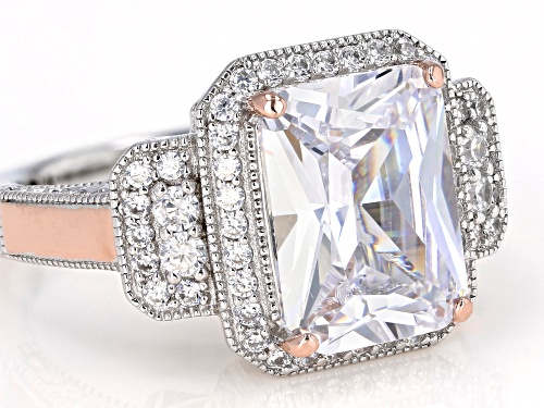 Vanna K ™ For Bella Luce ® 8.52ctw White Diamond Simulant Platineve ® Ring - Size 10