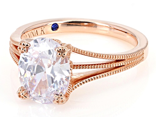 Vanna K for Bella Luce® 3.80ctw White Diamond Simulant Eterno® Rose Ring - Size 10