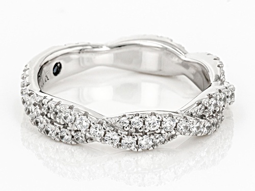 Vanna K™ For Bella Luce® 1.27ctw White Diamond Simulant Platineve™ Ring (0.76ctw DEW) - Size 8