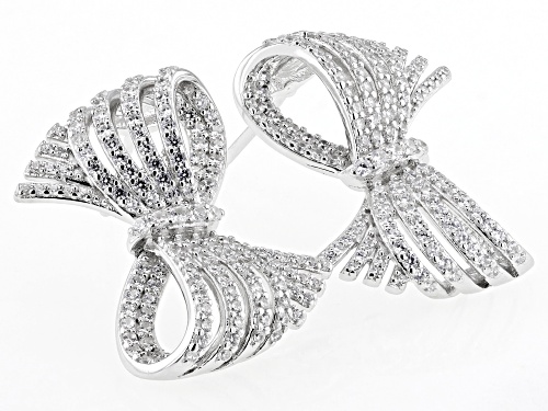 Vanna K™ For Bella Luce® 2.00ctw White Diamond Simulant Platineve® Earrings(1.21ctw DEW)