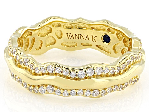 Vanna K™ For Bella Luce® 1.04ctw White Diamond Simulant Eterno™ Yellow Ring - Size 6