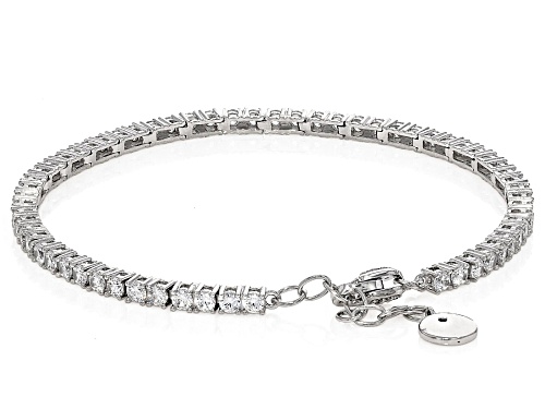 Vanna K™ For Bella Luce® 6.89ctw White Diamond Simulant Platineve® Tennis Bracelet - Size 8