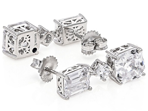 Vanna K™ For Bella Luce® 14.31ctw White Diamond Simulant Platineve® Earrings