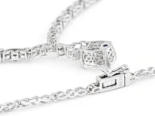 Vanna K™ For Bella Luce® 11.14ctw White Diamond Simulant Platineve® Tennis Necklace - Size 17