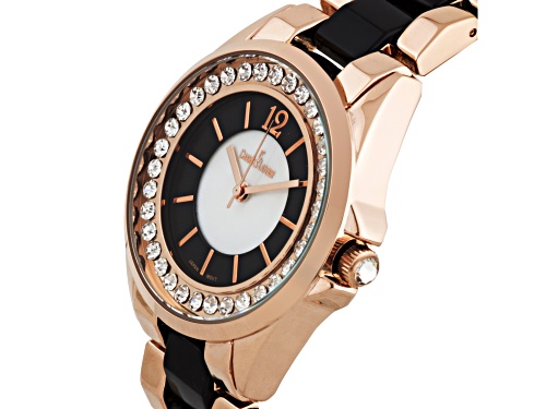 Pearlized Dial Core with Crystal Bezel Ladies Watch