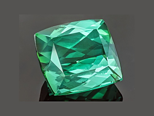 Green Tourmaline 11.18x10.51mm Rectangular Cushion 6.70ct