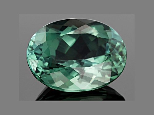Bluish Green Tourmaline 15.09x11.46mm Oval 8.81ct