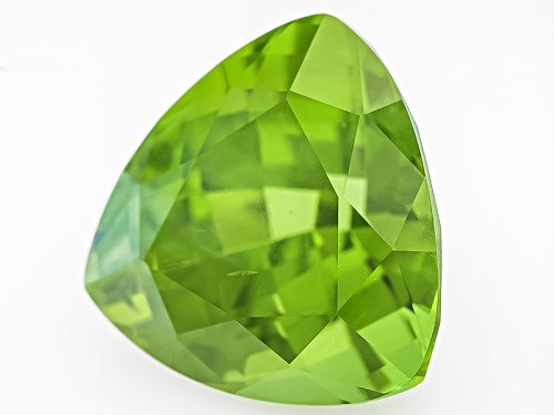 Pakistan Peridot 7.46ct 12.2x12.2mm Trillion