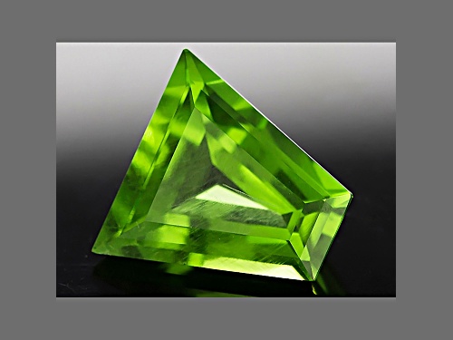 Peridot 13.14x12.75mm Fancy Shape Step Cut 6.90ct